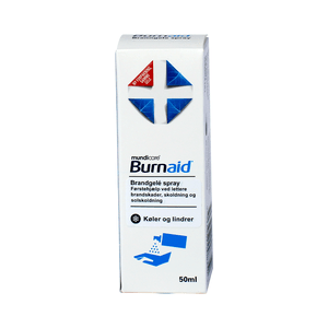 Burnaid Sunburn Gel Spray kyler, lugnar och återfuktar solbränd hud - 50 ml