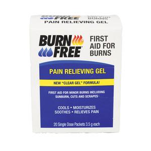 Burn Free gel används som förstahjälpen för alla typer av brännskador - 20 st Med24.se
