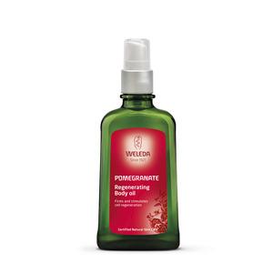 Weleda Pomegranate Regenerating Body Oil hjälper till att skydda, strama upp och förnya huden.