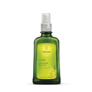 Weleda Citrus Refreshing Body Oil är en uppfriskande olja för att skydda mot torr hud.