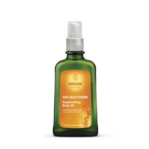 Weleda Body Oil Sea Buckthorn är rik på naturliga vitaminer, antioxidanter och essentiella fettsyror.