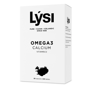 Lýsi Omega-3 Calcium - för stark, normalt fungerande benstomme och tänder Med24.se