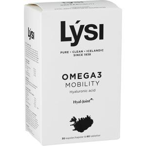 Lýsi Omega-3 Mobility innehåller hyaluronsyra som hjälper till att upprätthålla rörliga leder Med24.se