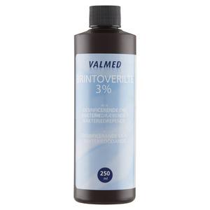 Valmed Väteperoxid 3% är en desinfektionsvätska som bland annat är lämplig för sårrengöring och munsköljning Med24.se