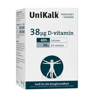 UniKalk Mega - Behöver du ett extra högt tillskott av D-vitamin? Med24.se