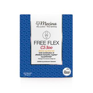 Mezina Free Flex CS300 innehåller en unik kombination av hampafrö, ingefära och gurkmeja, hjälper till att upprätthålla smidiga leder