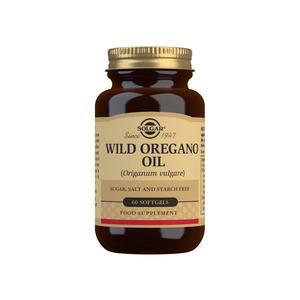 Solgar Wild Oregano Oil innehåller en örtblandning med oregano-oljor i praktiska, lätt absorberbara, mjuka gelkapslar Med24.se