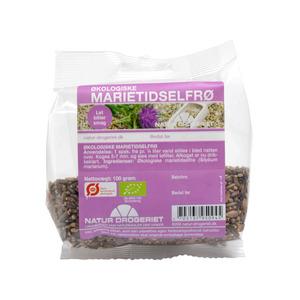 Natur-Drogeriet Mariatistelfrö består av ekologiska, hela frön med en något bitter smak som kan användas till bland annat örtte Med24.se