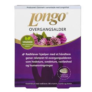 Longo Övergångsålder innehåller en kombination av rödklöver, biotin och vitamin B6, vilket bidrar till en lugnare period - 30 st Med24.se