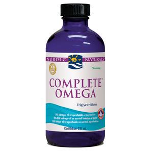 Nordic Naturals Complete Omega är ett flytande kosttillskott med ansjovis- och sardinolja med tillsatt, frisk citronsmak Med24.se