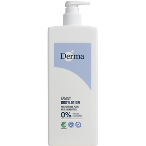 Derma Family Body Lotion är en mild, skonsam och 100% vegansk kroppslotion för hela familjen - 785 ml Med24.se