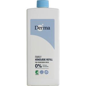 Derma Family Handtvål refill är en miljö- och allergivänlig handtvål perfekt för vardagsbruk för hela familjen Med24.se