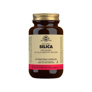 Solgar Oceanic Silica - Veganvänliga kosttillskott som innehåller naturligt kisel extraherat från röda alger Med24.se