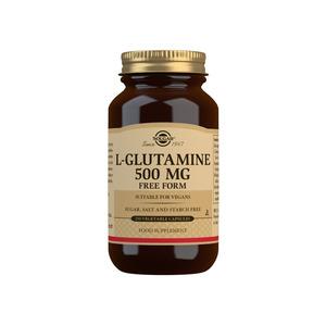 Solgar L-Glutamin 500 mg - 250 kap, stärker kroppens motståndskraft och uppbyggande