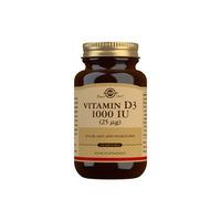 Solgar D3-vitamin 1000 IU (25 µg) - 250 kapslar