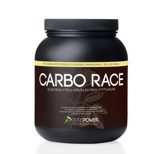 Purepower Carbo Race Elektrolyt Hyldeblomst - 1,5 kg, elektrolytdryck smaksatt med fläder