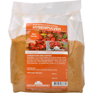 Fint Nyponpulver från Natur Drogeriet som innehåller 500 g Med24.se