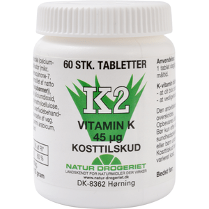 Natur Drogeriet Vitamin K2 45 ug - 60 st