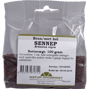 Natur Drogeriet Senapsfrö Brun hela - 100 g