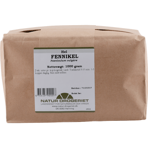 Natur Drogeriet Fänkål hel - 1 kg, fänkålsfrön kan användas till te, snaps och som en krydda i matlagning