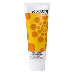 Denna variant av Proxident tandkräm är utan smak och är särskilt anpassad till dig med extra torr och känslig mun Med24.se