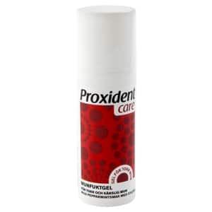 Proxident munfuktande gel med pepparmint lindrar effektivt torr mun och ger en fin, frisk smak Med24.se
