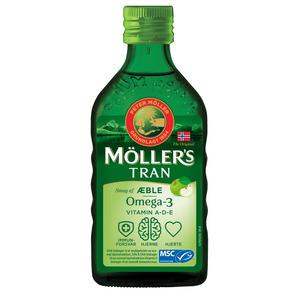 Møllers Tran Äpple - Ny variant med naturlig äppelarom, vitaminer och omega-3 fettsyror