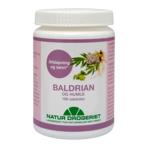 Natur Drogeriet Valerian & Hops - 190 tabletter