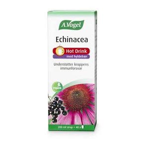 A. Vogel Echinacea Hot Drink innehåller aktiva ingredienser från röd solhatt och uppfriskande flädersaft Med24.se