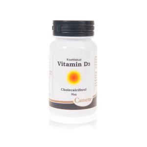 Camette Vitamin D3 30 mcg - 180 tabletter i burk