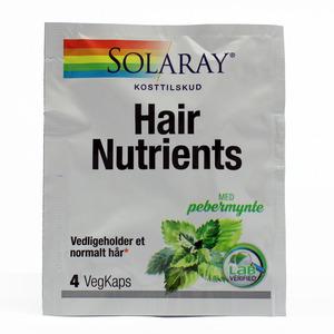 Gratis varuprov på Solaray Hair Nutrient 4 kapslar - Med24.se