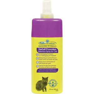 FURminator Hairball Prevention är en effektiv spray med torrschampo som förhindrar fällning och hårbollar hos katter Med24.se
