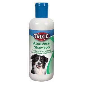 Denna variant av Trixie hundschampo innehåller fuktgivande och helande aloe vera Med24.se