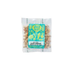 Läckra, rostade cashewnötter kryddade med svartpeppar från Øko Rødder Med24.se