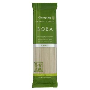 Glutenfria japanska Soba Nudlar från Clearspring framställda av ekologiskt bovete Med24.se