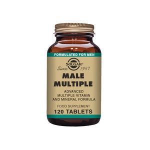 Solgar Male Multiple - Multivitamin- och mineralformula som är särskilt sammansatt för män Med24.se