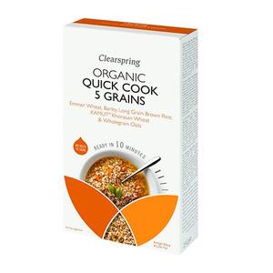 Clearspring Quick Cook - Ekologisk 5-kornsblandning Med24.se