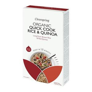 Clearspring Quick Cook - Ekologiskt ris- och quinoablandning Med24.se