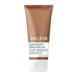 Decléor Aroma Confort Gradvis Glow Hydrating Body Milk återfuktar och ger huden en gyllene, naturlig lyster Med24.se