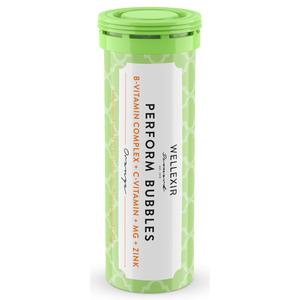 Wellexir Perform Bubbles - brustabletter med vitaminer och mineraler, minskar trötthet och utmattning, bidrar till normal mental prestanda