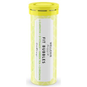 Wellexir Fit Bubbles - brustabletter med vitaminer och mineraler, bidrar till ett normalt fungerande immunsystem och muskelfunktion - samt stabiliserar blodsockret