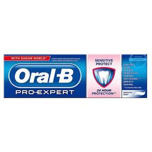 Oral-B Pro-Expert Sensitive Gentle Whitening ger en skonsam och effektiv lindring för känsliga tänder Med24.se