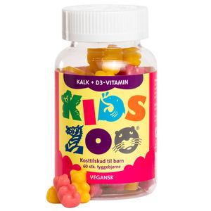 Kids Zoo Kalcium + Vitamin D Geledjur - 60 st