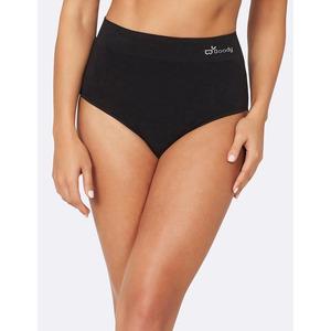 Boody Full Briefs - Mjuka, svarta och bekväma trosor med klassisk, hög midja Med24.se
