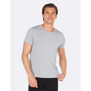 OEKO-TEX-certificeret Men's Crew Neck T-Shirt från Boody i ljusgrått Med24.se