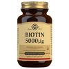 Solgar Biotin 5000 µg - Högdoserat, vegetabiliskt biotintillskott från Solgar Med24.se