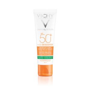Vichy Capital Soleil Mattifying 3-in-1 solkräm ansikte SPF 50+