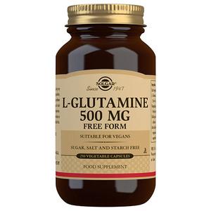 Stärk kroppens motståndskraft och uppbyggnad med Solgar L-Glutamine 500 mg Med24.se