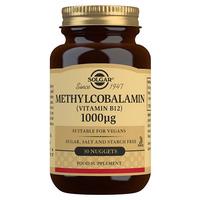 Solgar B12 Vitamin, Methylcobalamin 1000 mcg - 30 st