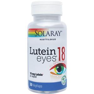 Lutein Eyes från Solaray med blåbär har ett högt innehåll av lutein
